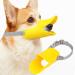Muzzle for dogs cute duck-shaped dog covers dog muzzle silicone soft and adjustable anti-bite anti-bell anti-eating for small and medium-sized dogs (s)