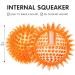 6 Pack Squeaking Rubber Balls for Small Dogs - Bright TPR Puppy Toys with Spikes | Fun Dog Kit - Buy Online on GoSupps.com