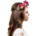 Ever Fairy Flower Crown - Natural Bridal Head Jewelry Rustic Hair Wreath & Greek Halo Headdress for Women | Perfect for Weddings & Bridal Parties - Buy Online on GoSupps.com