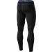 Shop TSLA Men's Thermal Compression Underwear | Winter Sports Leggings with Fleece Lining - Heatlock Technology | Black & Charcoal - Buy Online on GoSupps.com
