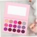 Mikinona 15 Colorful Eyeshadow Glitter Eyeshadow Woman Eyeshadow Compact Makeup Palette Purple - Buy Online on GoSupps.com