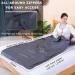 EXERMIL 100% Silk Sleep Sack | All-Round Zipper | 87x43 Large Sleeping Sheets for Hotels, Traveling & Camping | Multifunctional Travel Sheets (87x87) for Adults | Lightweight All Season Gray - Buy Online on GoSupps.com