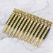 Beaupretty 12 Compartment Clips - Stainless Steel Hair Extensions & Styling Clips (Golden) - Perfect for Salon & Makeup - Buy Online on GoSupps.com