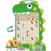 Potty Training Chart for Toddlers Boys & Girls - A Dinosaur Potty Chart with 35 Reusable Magnetic Dinosaur & Star Stickers for Kids Potty Training Reward, 3 Instruction Steps & Crown (Dinosaurs Theme)