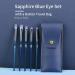 Sapphire Blue Eye Shadow Brush Set - ENZO KEN Diamond Makeup Brushes for Eyes | Professional Eyeshadow Blending & Contouring Tools - Buy Online on GoSupps.com
