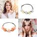 Qazuwa Flower Hair Wreaths - 6-Piece Flower Crown Set for Weddings Beach & Photo Shoots | Perfect Hair Accessories for Girls - Buy Online on GoSupps.com