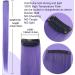 Colorful Clip-in Hair Extensions - LSKJMO Blue Purple Lavender Synthetic Wig Pieces for Party Highlights - Buy Online on GoSupps.com