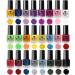 Envie de Color Nail Polish Set - Complete Collection of 48 Bright Pearl Pastel and Classic Colours in a Designer Box (Set A+B - 48 Colours) - Buy Online on GoSupps.com