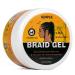 8.8OZ Strong Hold Braid Gel Tames Frizz Smoothing Gel Good for Twist  Locs  Braids  Edge  Cornrows No Flake Extra Hold High Shine Braiding Gel & Edge Control Easy to Use for Braids Natural 8.80 Fl Oz (Pack of 1)