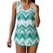 T Shirts Women Two-Piece Flowing Tankini Swimsuits with Boy Shorts V-Neck Swimming Tank Tops Swimsuits 2-Piece Swimwear Sports Watch with Stopwatch Men XL Green