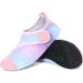 JIASUQI Kids Water Shoes Quick Dry Barefoot Aqua Socks - Easy Light Pink - Buy Online on GoSupps.com