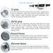Dr. Pen Ultima A7 Replacement Cartridges (10 Pack) - 36 Pins Bayonet Slot - Disposable Parts - Buy Online on GoSupps.com