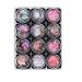 12 Colors Sparkly Chrome Powder Chunky Flakes Nail Art Sequins Manicure Decoration Nail Powder Flakes