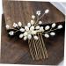 FRCOLOR Set of 6 Bridal Hair Comb Wedding Hair Accessories Wedding Headpiece Pearl Hair Clips Hair Pin Hair Clip Tiara Headpiece for the Bride Manual Set - Buy Online on GoSupps.com