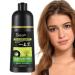 tongfeng Gimocool Hair Shampoo - Long Lasting Herbal Shampoo 500 ml Hair Dye in Minutes Water Formula Long-Lasting Black Hair Dye Rapi Action