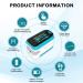Buy MomMed Pulse Oximeter - Accurate SPO2 & Pulse Measurement for All Ages | OLED Display & Alarm | Fast International Shipping - Buy Online on GoSupps.com