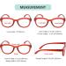 Eyekepper Cat Eye Reading Glasses for Women - Oversize Red Readers +2.75 Magnification - Buy Online on GoSupps.com