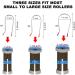 Hot Curler Clips Replacement - 20PCS Securing Pins for 1 inch Hot Rollers - Small Medium Large Sizes - Pack of 20 - Buy Online on GoSupps.com