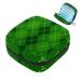 Women's bond-storage pocket St. Patrick's Day Green Plaid Women's Binding bag Tampon storage bags zip pockets menstrual tied bags Multi18