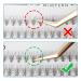 Oreola Cluster Eyelashes - Volume 0.1C Mixed Lashes 10D & 20D | Natural Reusable Individual False Eyelash Extensions (12 Lines 8-14mm) - Buy Online on GoSupps.com