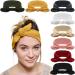 DRESHOW 8 Pieces Women Headband Head Band Hairband Turban Elastic Head Wrap Cute Hair Accessories for Girls 8 Pack Ear 8