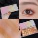 16 Color Eyeshadow Palette - Long Lasting, Waterproof, Highly Pigmented Makeup with Gold Glitter, Pearly Matte Shades - Natural Warm Tones for Full Face Glamour - Buy Online on GoSupps.com