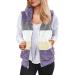 Yihaojia Women's Polar Fleece Zip Vest Outerwear with Pockets Warm Sleeveless Coat Vest for Fall & Winter Purple#79 X-Large