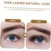 MAGICLULU 15 Pairs Short False Eyelashes Women False Lashes Natural Mascara Chemical Fiber Spool Miss Make up 1 count (Pack of 1) Black 2x3pcs - Buy Online on GoSupps.com