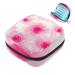 Javenproeqt storage bag for women's bandages flower motif large with zipper for periodic insolations for girls and women pink multicolored 05