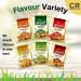 Combos Snacks Variety Pack 6 x 100g - Jalapeno Cheese, Hot Wing, Honey Mustard, Onion Chilli, Tomato Chive Sourdough Pretzel Pieces - Perfect for Pubs or Kids Lunchboxes - Buy Online on GoSupps.com