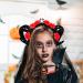 Beaupretty Black Devil Horns Headband Halloween Flower Headband Gothic Sheep Horn Headband Ram Horns Headpiece for Party 62.00X28.00X11.00CM Black 2 - Buy Online on GoSupps.com