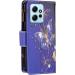 VQWQ Mobile Phone Case for Xiaomi Redmi Note 12 4G - Protective Leather Cover with Zipper Map Compartment | Butterfly Design Flip Case - Buy Online on GoSupps.com