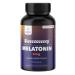 Melatonin 6mg Fast Dissolve Tablets Natural Berry Flavor 100 Count Extra Strength Sleep Support for Adults Non-Habit Forming 100-Day Supply | Zealthy Life