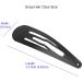 XCZYN 40 Pcs Snap Hair Clips Matte Finish Black Color Anti-slip Snap Clip Hair Accessories Metal Barrettes for Women Little Girls Lady Hair Styling (40 Pieces Black) 1 count (Pack of 40) Black - Buy Online on GoSupps.com