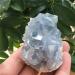 Minerals Stones Natural Blue Celestite-Crystal Cluster- Copy for Decoration Crystal Stones Decoration Stone Mineral Specimen (Size : 1.2-1.3kg)
