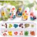 Multi-Colored Dried Flower Nail Art Set - 3 Boxes for Resin Jewelry & DIY Crafts - Buy Online on GoSupps.com