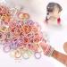 100PCS Multicolor Baby Hair Bands for Women, Girls, Toddlers - Small Hair Bobbles, Ties for Kids - #14 Fangbai - Buy Online on GoSupps.com
