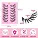 7 Pairs 17MM Fox Eye Lashes - Wispy Fluffy Cat Eye Strip Lashes | Lightweight Volume Fake Eyelash Extensions for Natural Look - AD05 - Buy Online on GoSupps.com