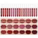 BONNIE CHOICE STORE 18PCS Matte Liquid Lipstick Set, Lip Gloss Set Durable Nude Long-Lasting Non-Stick Cup Not Fade High Pigmented Matte Lipstick for Women Waterproof Matte Lipstick Sets for Women 18 Colors