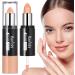 Cream Contours Stick 2-in-1 Stick for Concealer & Contouring | Long Lasting & Waterproof Contours Sticks Kit for Light Skin Face Makeup 1# - Buy Online on GoSupps.com