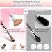 Kolinsky Acrylic Nail Brush #8 Pink Gradient - Professional Nail Art Brush for Extension & Design - Salon Quality Tools for Manicure at Home - Buy Online on GoSupps.com