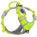 Thinkpet Anti Zug Dog harness dog harness with handle easy to control dog dishes adjustable without choking dog dishes reflective breathable upholstered (XL bright green) bright green XL (1 Pack)