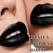 Black Lipstick & Lip Liner Set - Matte Waterproof Long-Lasting Lip Makeup for Halloween & Gothic Costumes | International Shipping - Buy Online on GoSupps.com