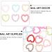 1 Nail Art Accessories 3 Nail Rhinestones Heart Nail Art Decals Nail Art Rhinestones Heart Shape Nail Decal Pearl Nail Art Flatback Pearl Trim Nail Art Pearls Charm Abs Stud Style 2 - Buy Online on GoSupps.com