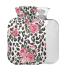 Cute Rose Hot Water Bottle with Cover 1L Small Hot Water Bag for Pain Relief Cramps BPA Free