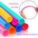 12 Pcs Reusable Boba Straws & Smoothie Straws Set | Angled Tips, BPA-Free | Includes 1 Storage Bag & 2 Brushes - Buy Online on GoSupps.com
