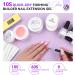 SAVILAND Quick-dry Builder Nail Gel Kit - Clear Pink Builder Nail Extension gel with Mini UV Light Top Gel Nail Dehydrator Non-acid PH Bond Primer and Nail Extension Application Tools for beginners - Buy Online on GoSupps.com