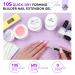 SAVILAND Quick-Dry Builder Nail Gel Kit - Clear Pink Hard Gel with Mini UV Light & Essential Tools for Beginners - Perfect Nail Extensions - Buy Online on GoSupps.com