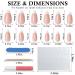 120Pcs White French Tip Press on Nails - Almond Shape Glossy Nude Full Cover False Nails with Adhesive Tabs for Women & Girls - Buy Online on GoSupps.com
