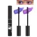 Blue Purple Glitter Metallic Mascara for Eyelashes-2PCS Colored Tubing Mascara Volume and Length Longlasting Waterproof Smudge-Proof Curling Mascara for Women Cosplay Party Stage Use Eye Makeup 03 Blue +04 Purple